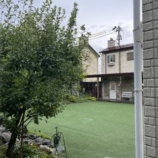 写真が禁止とのことで、外だけ