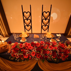 メインテーブル|753309さんのシェラトン・グランデ・トーキョーベイ・ホテルの写真(2615643)