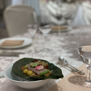 ブライダルフェアでのメインの試食