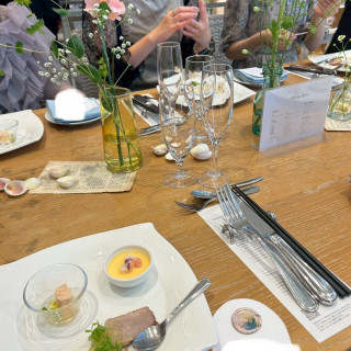 テーブルセットとお料理