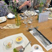 テーブルセットとお料理