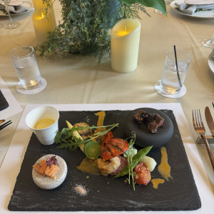 試食でいただいたワンプレートです。|753367さんのTHE LANDMARK SQUARE OSAKA（ザ ランドマークスクエア オオサカ）の写真(2466269)