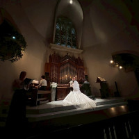 チャペル内の挙式中