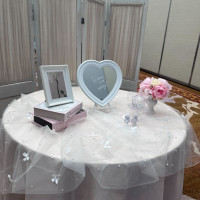 ゲスト控え室にもウェルカムグッズを可愛く飾って下さりました。