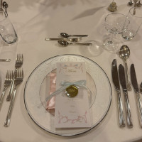 テーブルコーディネート
メニュー表、席札を持参しました。