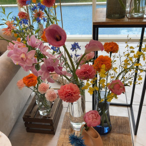 カラフルなお花|753494さんのキャッスルガーデン OSAKAの写真(2468638)