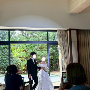 ガーデン入場|753631さんのウエディングレストラン ジュレの写真(2567889)