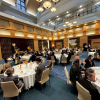 披露宴会場の雰囲気です(ゲストあり)