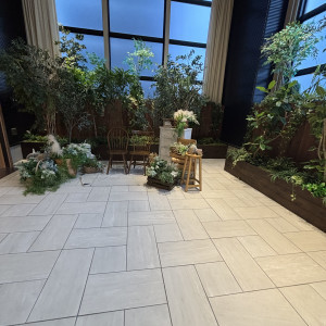 ここでデザートブュッフェ|753745さんのアルカンシエル luxe mariage 名古屋（アルカンシエルグループ）の写真(2468103)