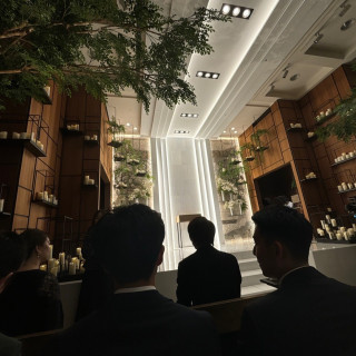 実際に挙式中の写真です。