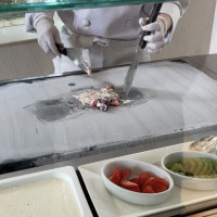 披露宴会場1料理スペース