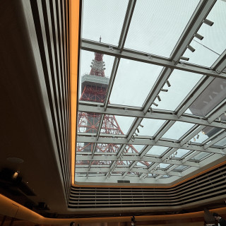 東京タワーを一望できる会場です！