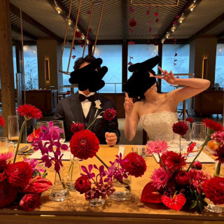 新郎新婦席