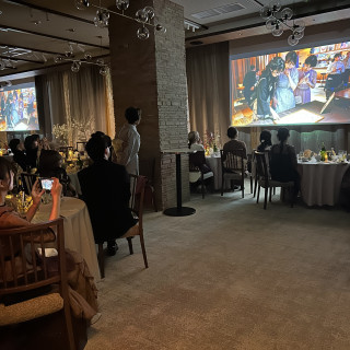 披露宴会場。