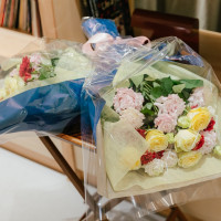 サプライズ用の花束