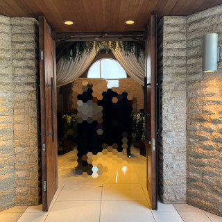 挙式会場の入り口です。