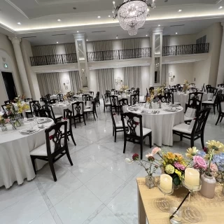 披露宴会場です。