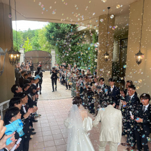 シャボン玉シャワー|754009さんのアイネスヴィラノッツェ宝ヶ池（クラウディアホールディングスグループ）の写真(2552381)