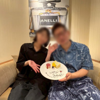 プランナーさんからバースデイケーキ(当日が誕生日でした)