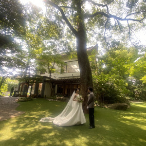 ガーデン内(6月中旬10時頃撮影)|754133さんのTHE NANZAN HOUSE （ザ ナンザン ハウス）の写真(2473507)