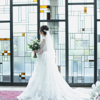 挙式会場のステンドグラス