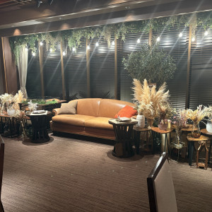 オレンジのライトの大人な雰囲気の披露宴会場です。|754171さんのFORTUNE IN THE TERRACE（フォーチュン イン ザ テラス）の写真(2470916)