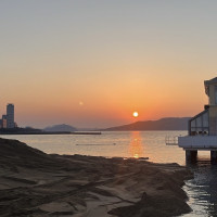 式場入り口からの景色