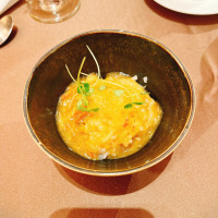上海蟹とふかひれの餡掛けご飯