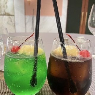 メロンクリームソーダとコーラフロートは絶対飲んで！