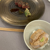 絶品お肉と結婚式では珍しい鯛茶漬け！