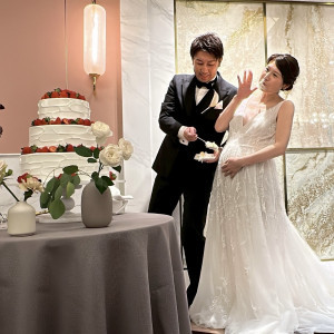 お腹の赤ちゃんにもファーストバイト|754204さんのザ マークグランドホテル（THE MARK GRAND HOTEL）の写真(2471386)