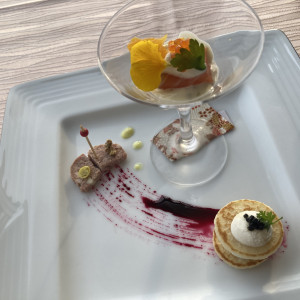 試食の前菜になります。
美味しかったです。|754244さんのグランドプリンスホテル広島の写真(2471183)