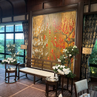 披露宴会場2の新郎新婦席