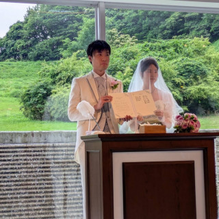 自然あふれる良いチャペルです。