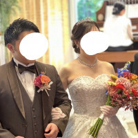 ブーケ、ブートニアは想像以上に素敵でした