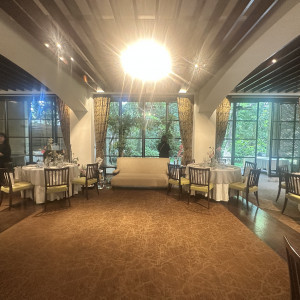 1階の挙式会場
こちらも同様、バックの自然が素敵な会場|754421さんのTHE NANZAN HOUSE （ザ ナンザン ハウス）の写真(2471640)