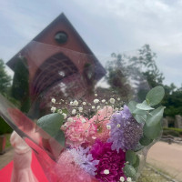 チャペルと花