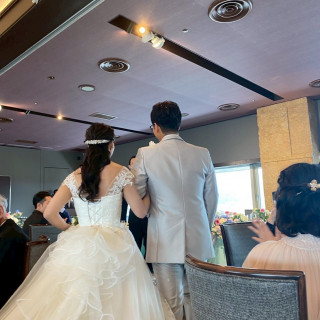 入場時の写真です