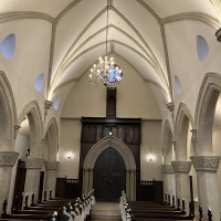 新郎新婦からの視線で撮ったチャペルの入り口