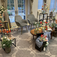 サイドテーブルタイプの高砂