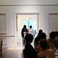 披露宴会場の入り口