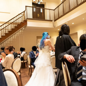 披露宴会場内にも階段があります|754456さんのアニヴェルセル 大宮の写真(2477547)