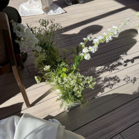 挙式会場の飾り