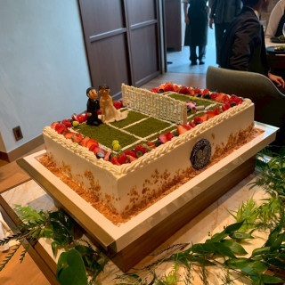 ウェディングケーキ（テニス）