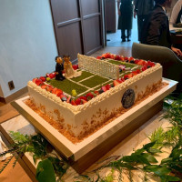 ウェディングケーキ（テニス）