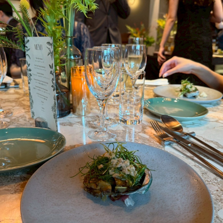 料理（アワビのソテー）