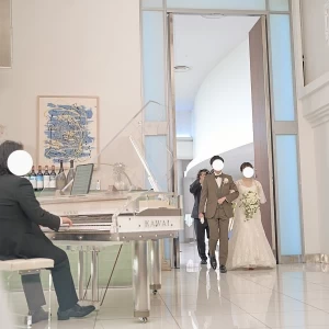 ピアノ演奏はオプションですが、友人が弾いてくれました。|754645さんのみなとみらい sea＆terrace ～DANZERO～の写真(2472367)