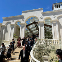 フラワーシャワーの会場