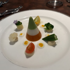 甲殻類アレルギーだったので、お野菜の前菜でした。|754684さんのアネーリ軽井沢の写真(2472586)