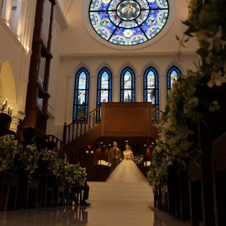 バージルロードと自分たちが鏡になる写真を撮ることもできます！